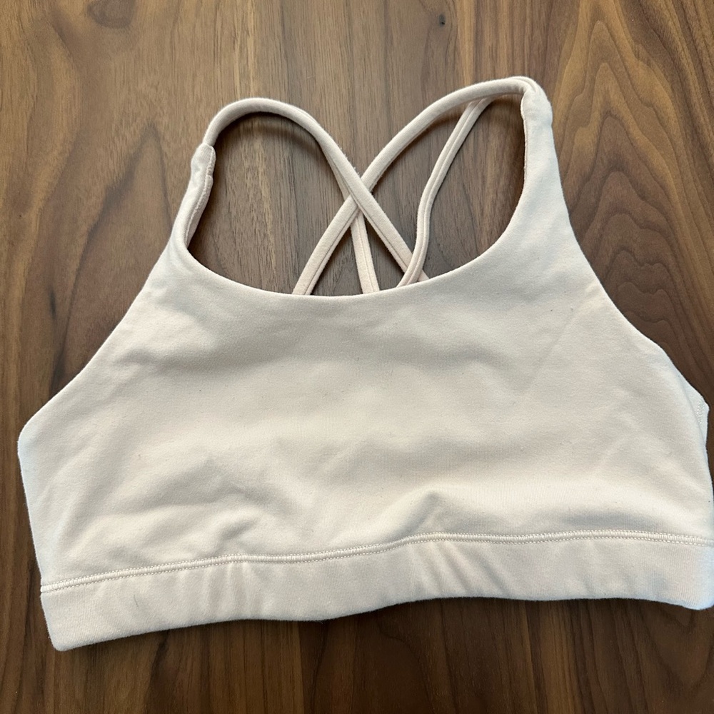 Athleta brand new light pink sports bra sz 12